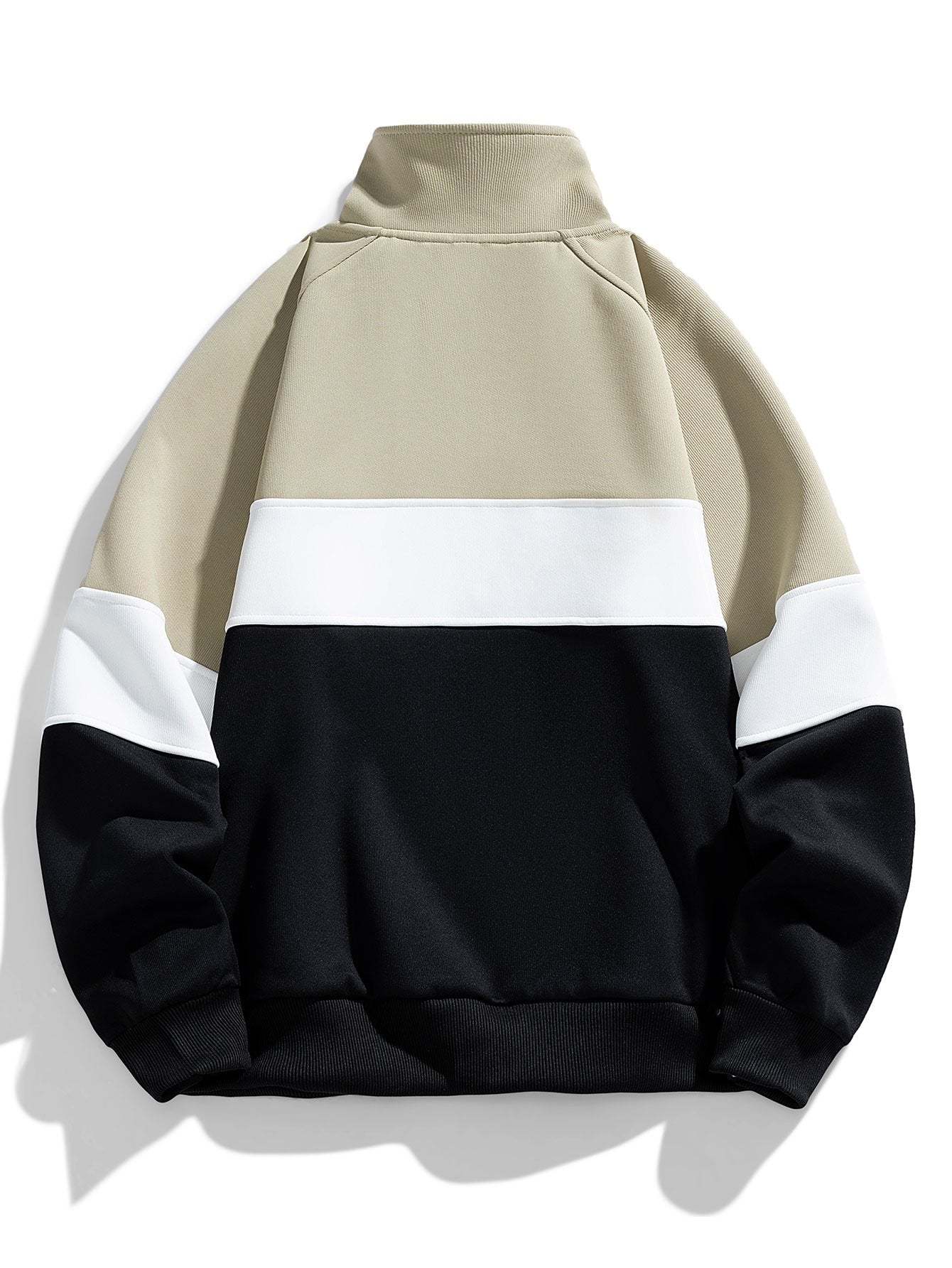 Color Block Quarter Zip Sweatshirt-Mitchell Shoes