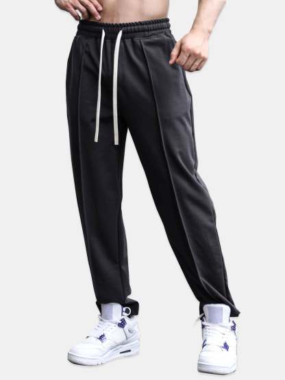 Tapered Jogger Pants With Pintuck-Mitchell Shoes