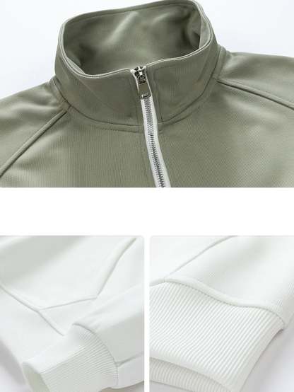 Color Block Quarter Zip Sweatshirt-Mitchell Shoes