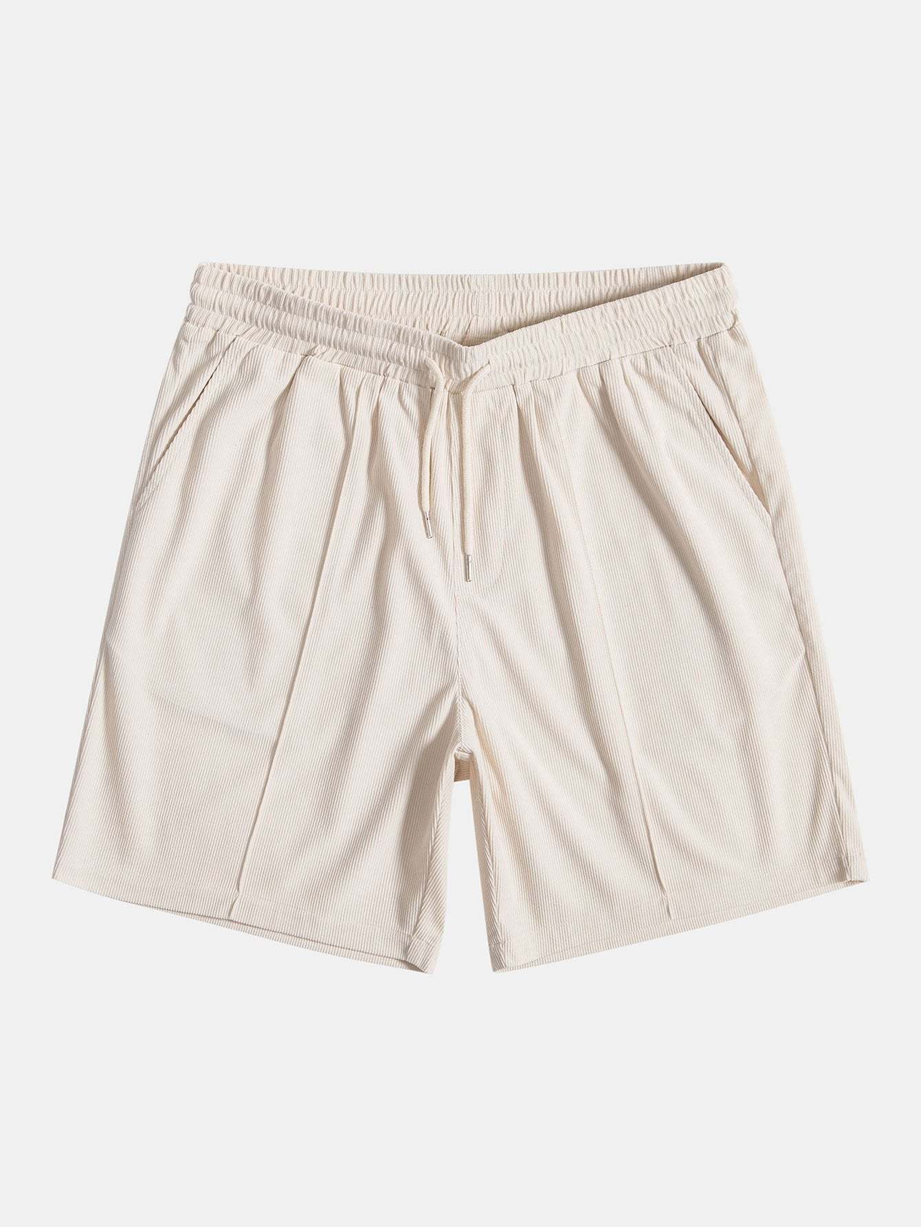 Corduroy Drawstring Shorts-Mitchell Shoes