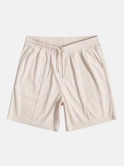 Corduroy Drawstring Shorts-Mitchell Shoes