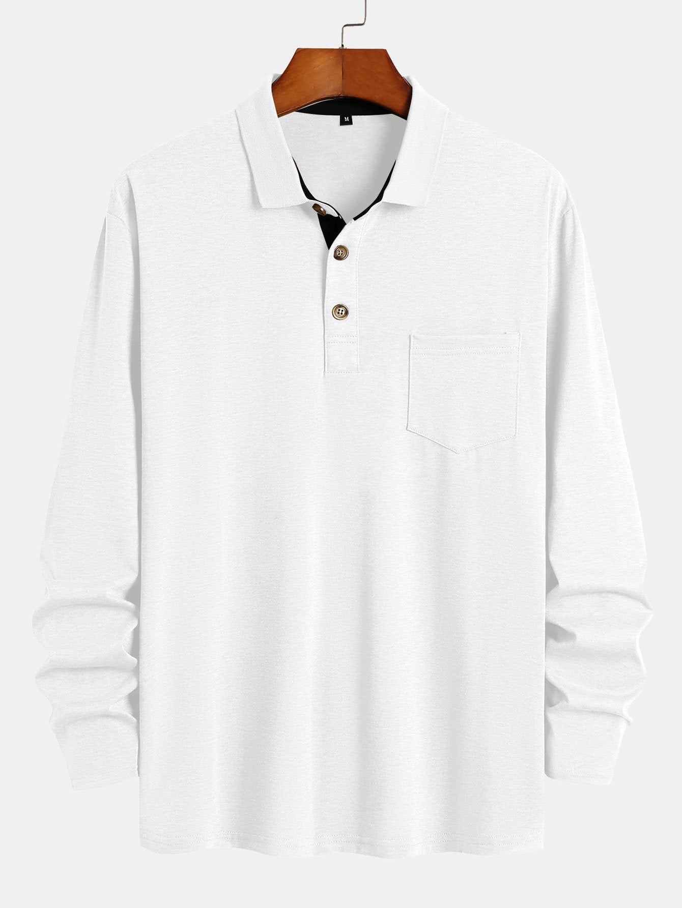 Long Sleeve Regular Fit Polo Shirt-Mitchell Shoes