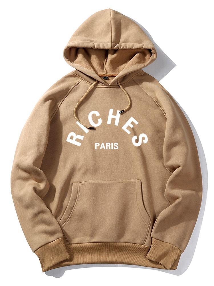 Rich Paris Print Hoodie-Mitchell Shoes