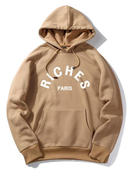 Rich Paris Print Hoodie-Mitchell Shoes