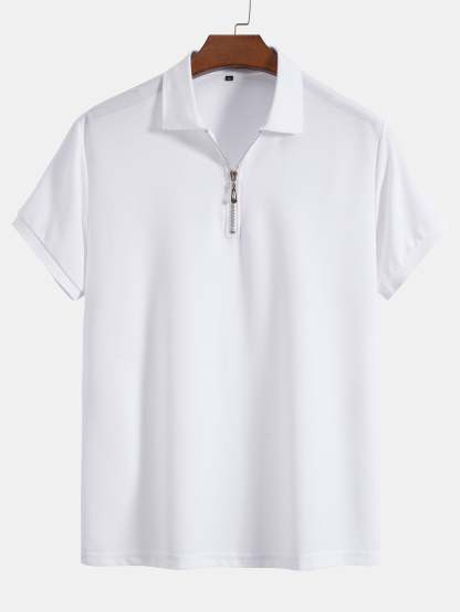 Mesh Zip Polo-Mitchell Shoes