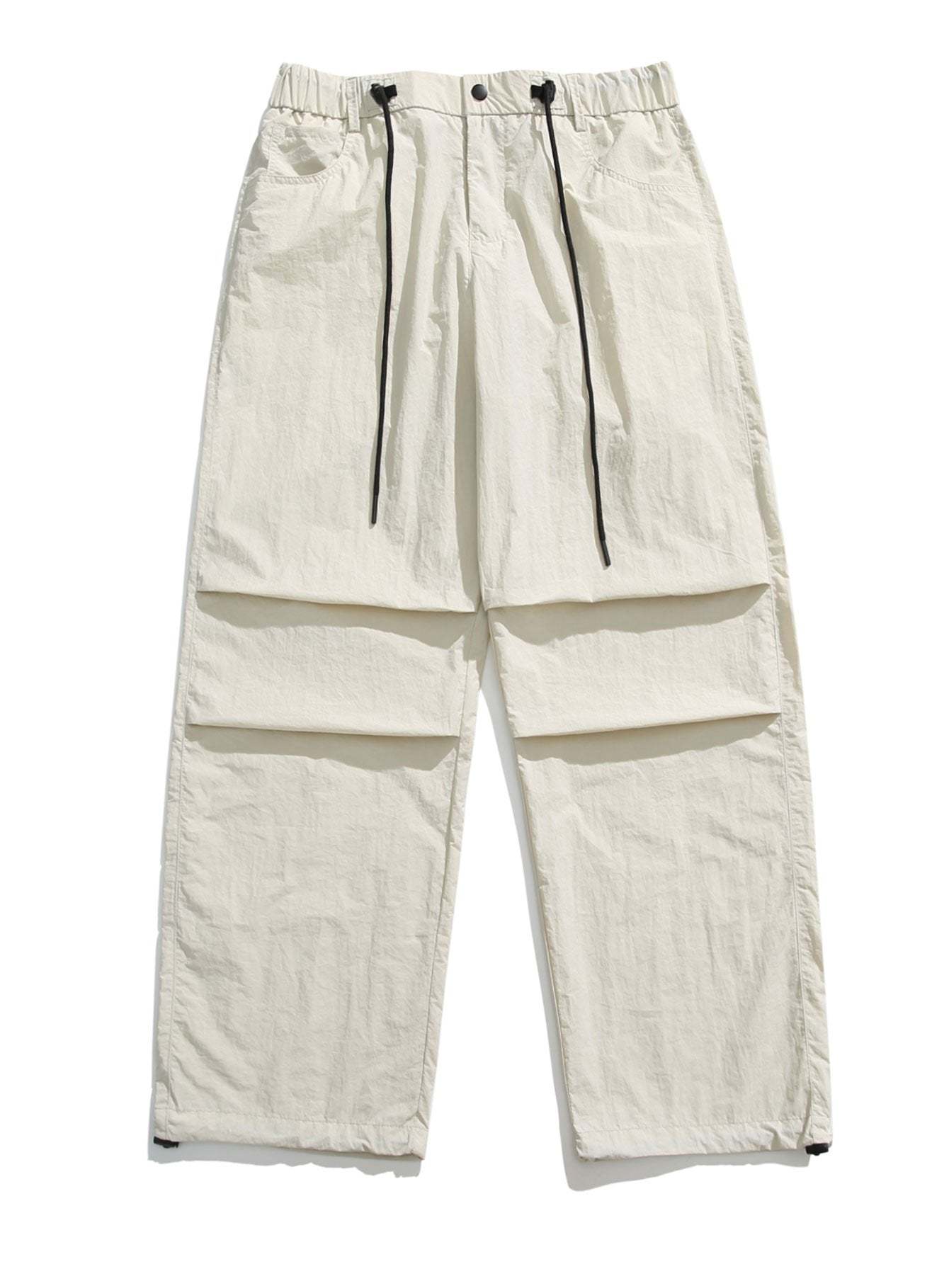Elastic Waist Parachute Pants-Mitchell Shoes