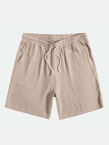 Linen Rayon Blend Shorts-Mitchell Shoes