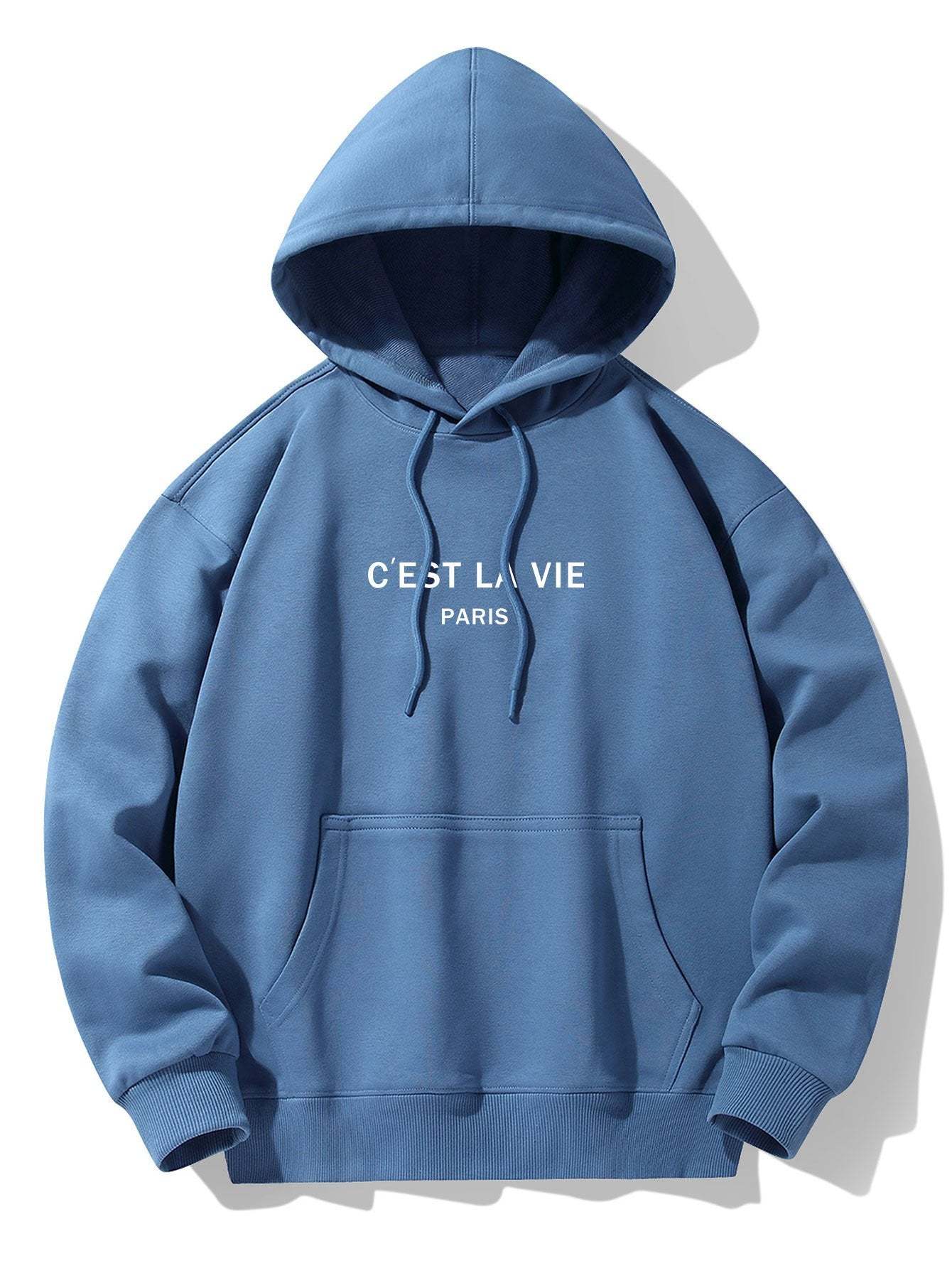 Paris Print Cotton Blend Hoodie & Jogger Pants-Mitchell Shoes