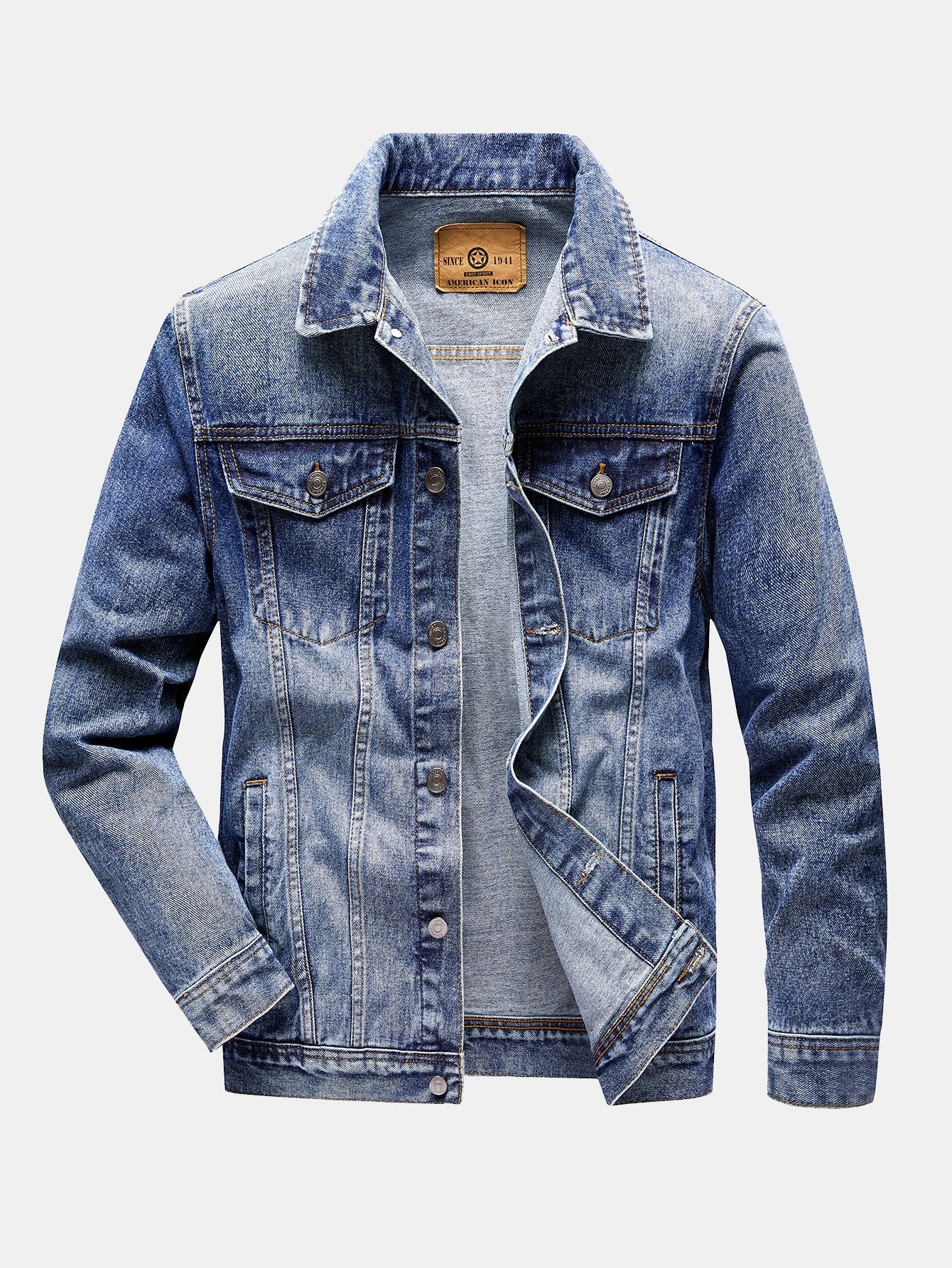 Washed Denim Jacket-Mitchell Shoes