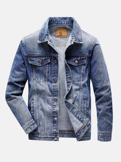 Washed Denim Jacket-Mitchell Shoes