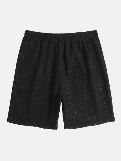 Geometry Textured Shorts-Mitchell Shoes