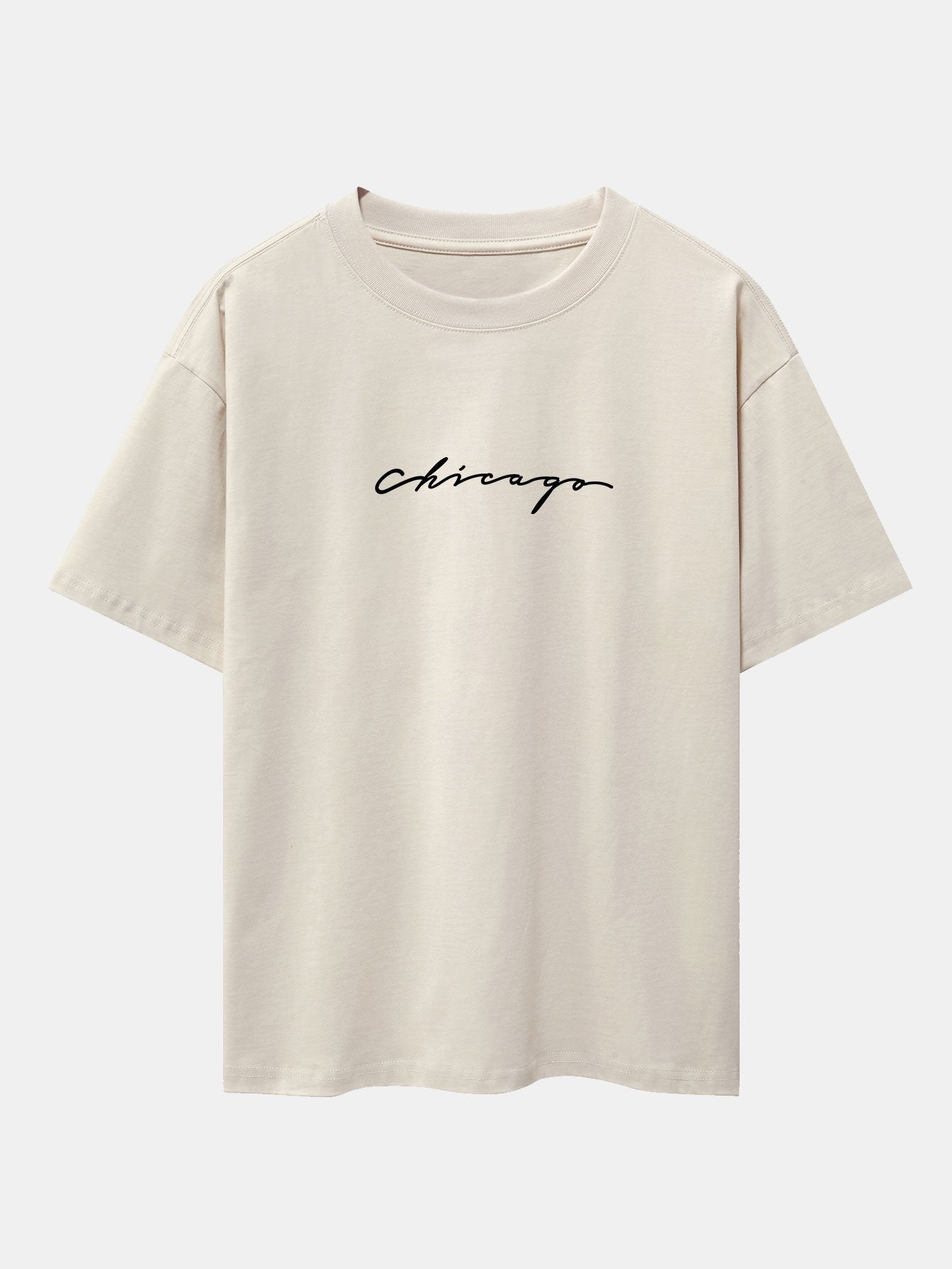 Chicago Print Heavy Weight Oversize T-Shirt-Mitchell Shoes