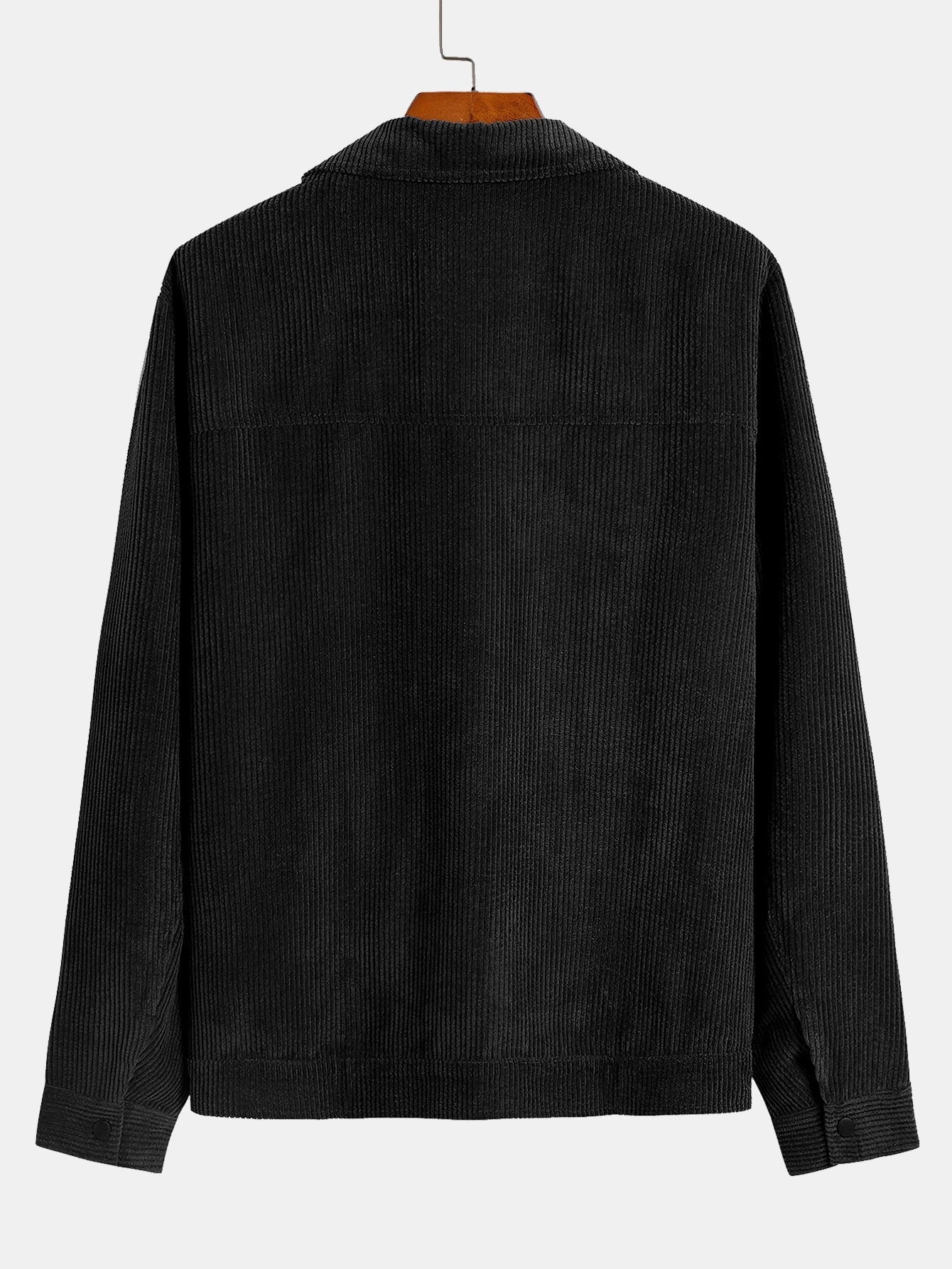 Corduroy Jacket With Pockets & Drawstring Corduroy Jogger Pants-Mitchell Shoes