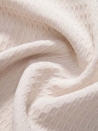 Waffle Polo Collar Shirt With Pocket & Waffle Shorts-Mitchell Shoes