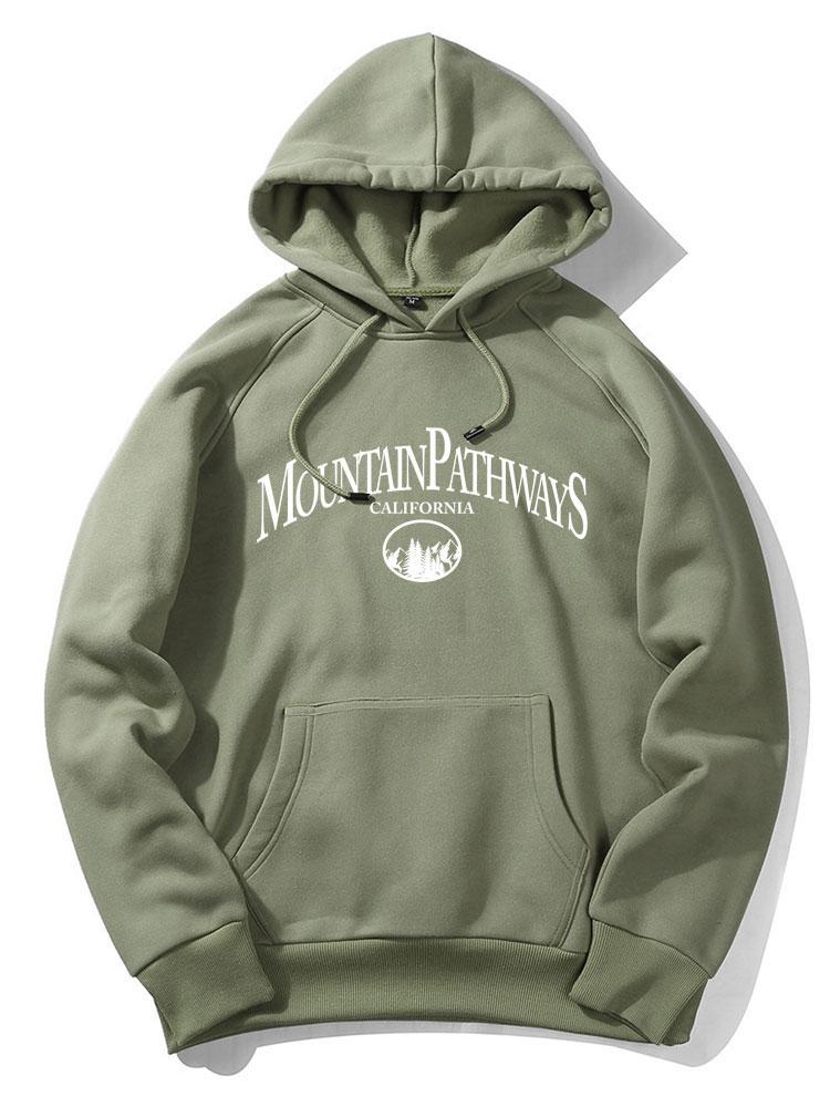 Mountain Pathways Print Hoodie-Mitchell Shoes