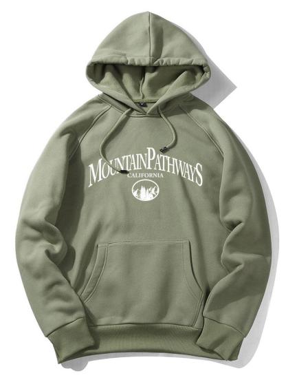 Mountain Pathways Print Hoodie-Mitchell Shoes