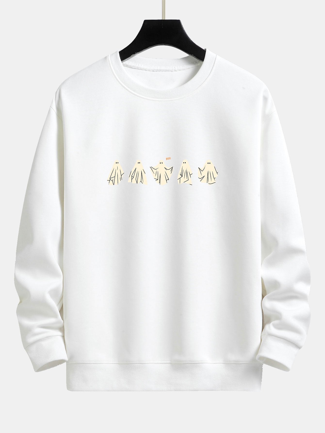Ghost Print Relax Fit Sweatshirt-Mitchell Shoes