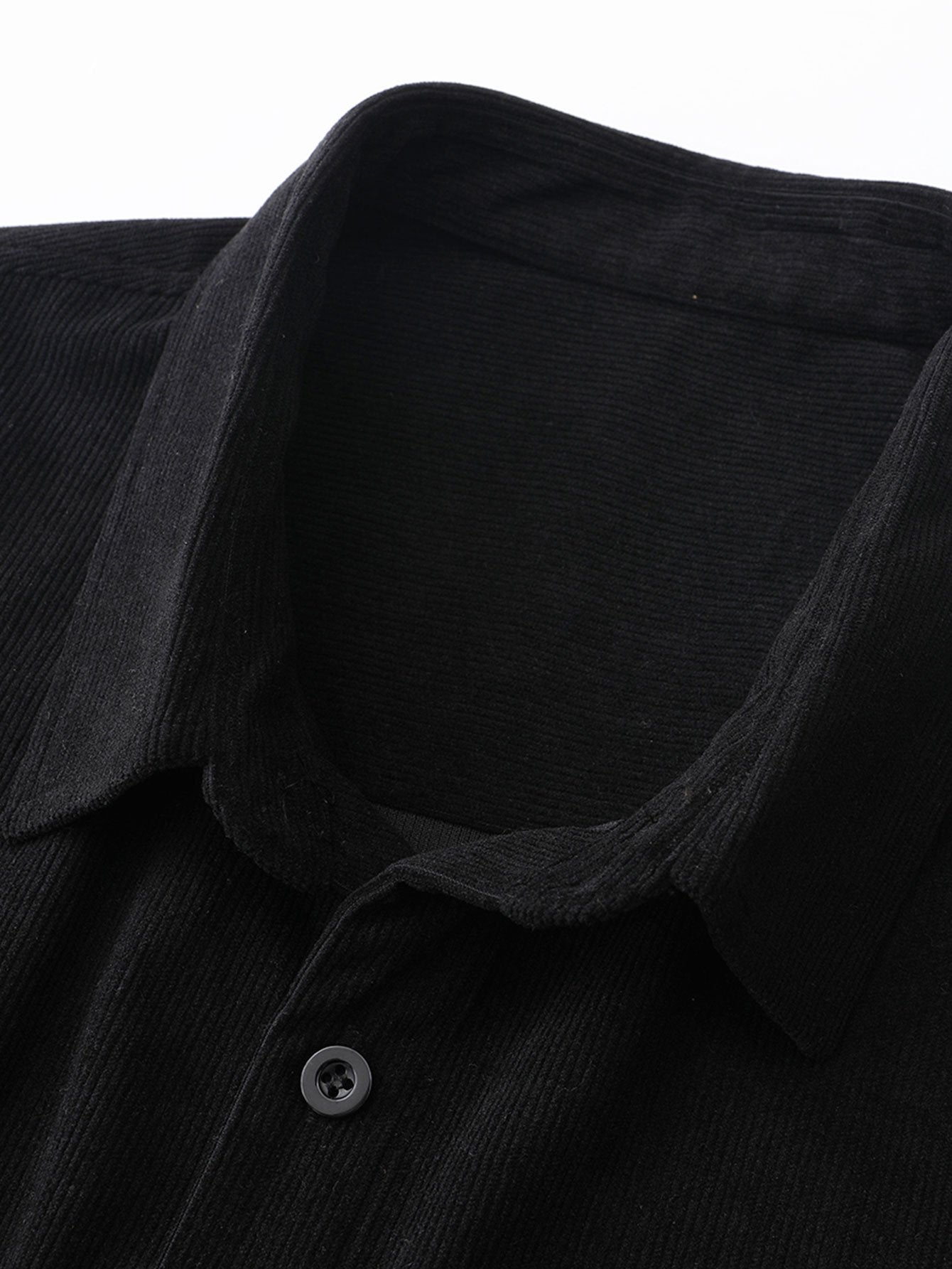 Plaid Corduroy Panel Shirt-Mitchell Shoes