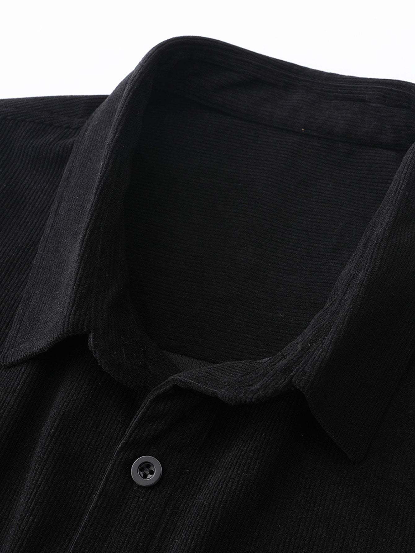 Plaid Corduroy Panel Shirt-Mitchell Shoes