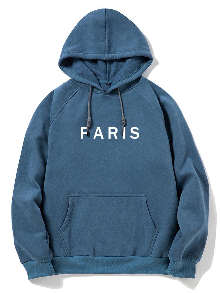 Paris Print Raglan Hoodie-Mitchell Shoes