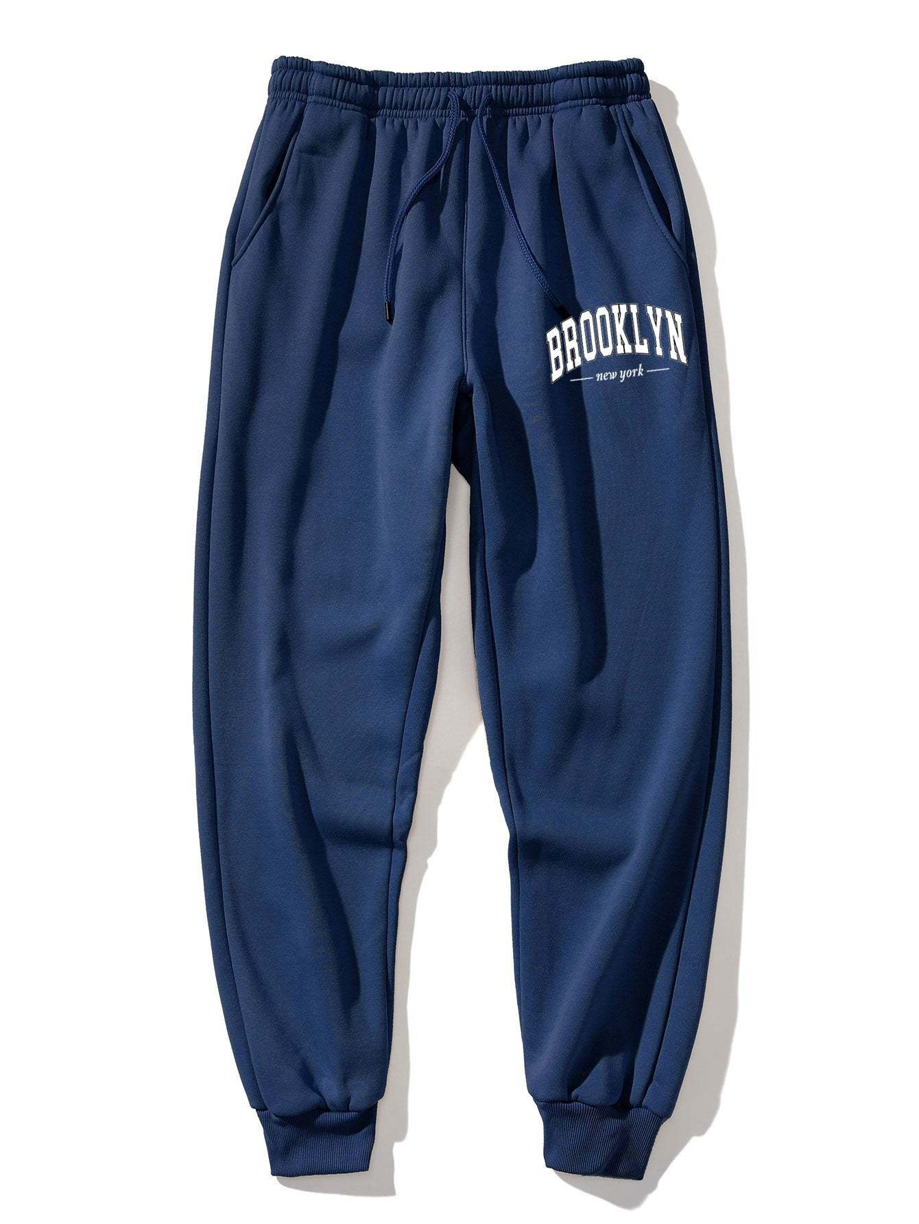 Brooklyn Letter Print Hoodie & Jogger Pants-Mitchell Shoes