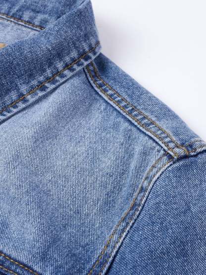 Washed Denim Jacket-Mitchell Shoes