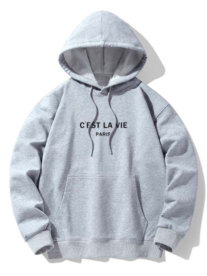 Paris Print Cotton Blend Hoodie & Jogger Pants-Mitchell Shoes