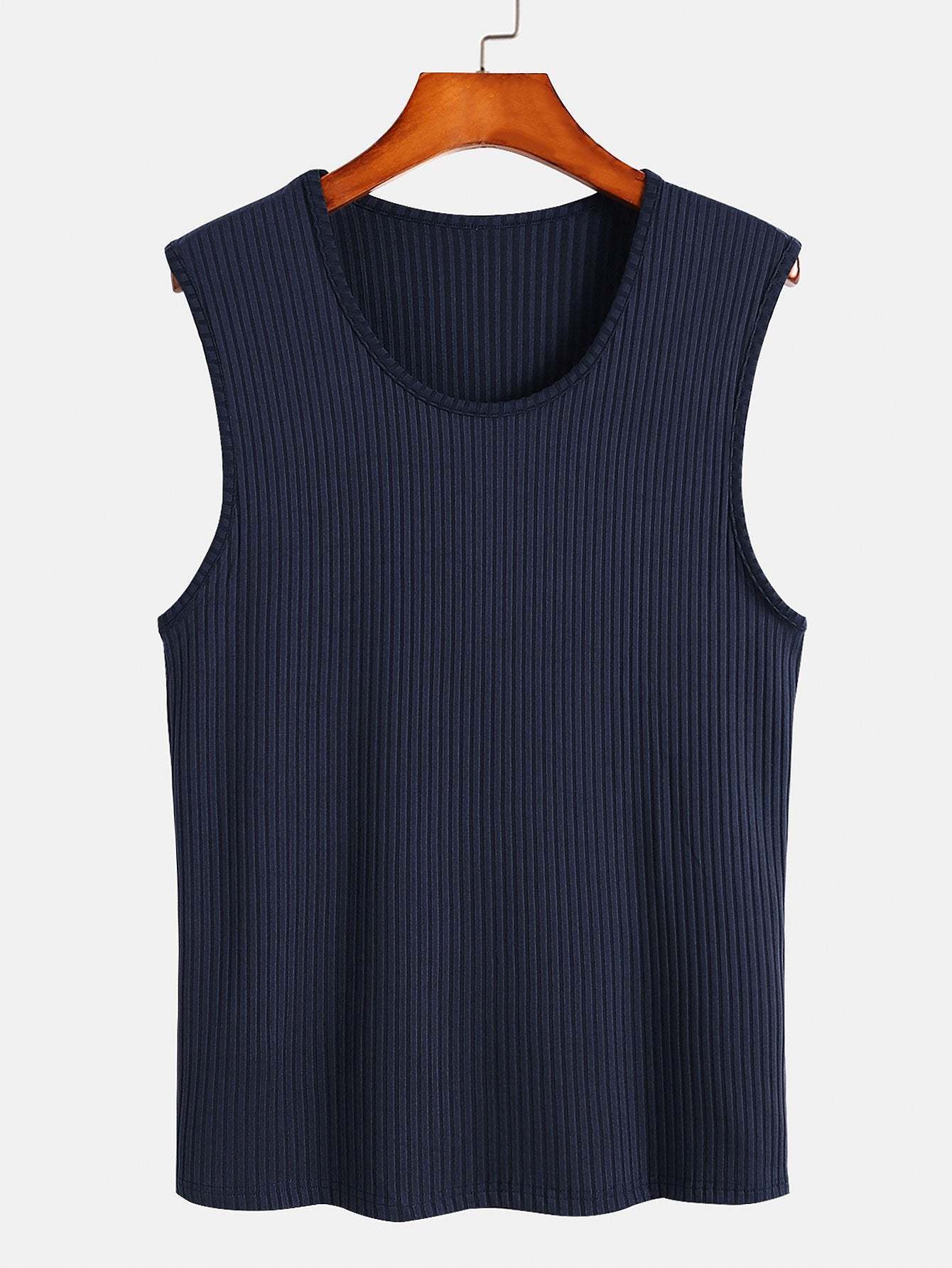 Basic Ribbed Muscle Tank-Mitchell Shoes
