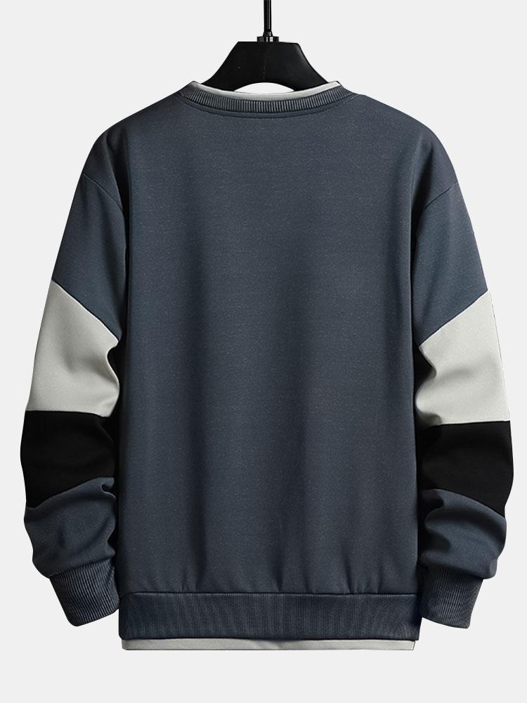Color Block Sweatshirt-Mitchell Shoes
