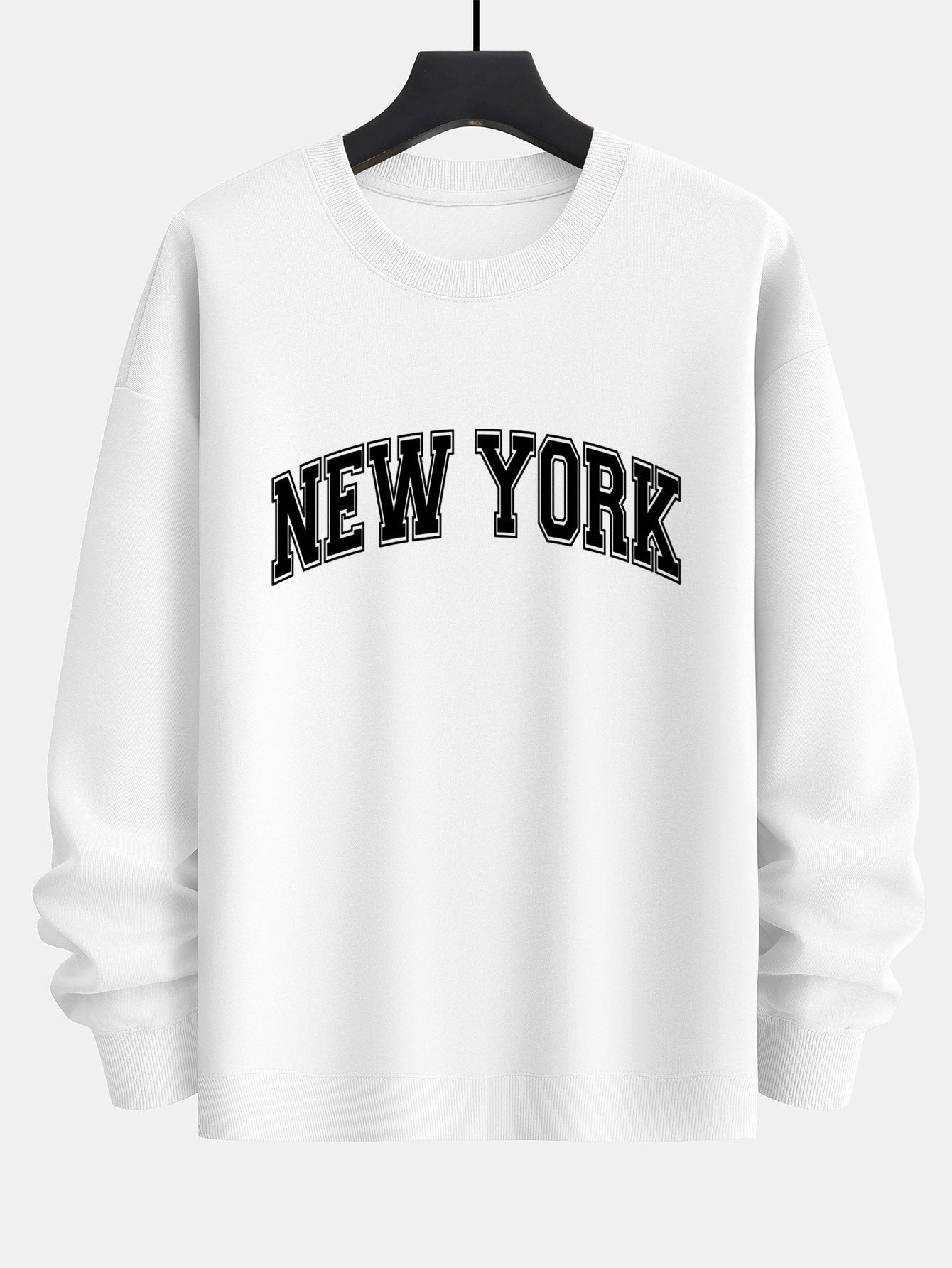 New York Print Relax Fit Sweatshirt-Mitchell Shoes