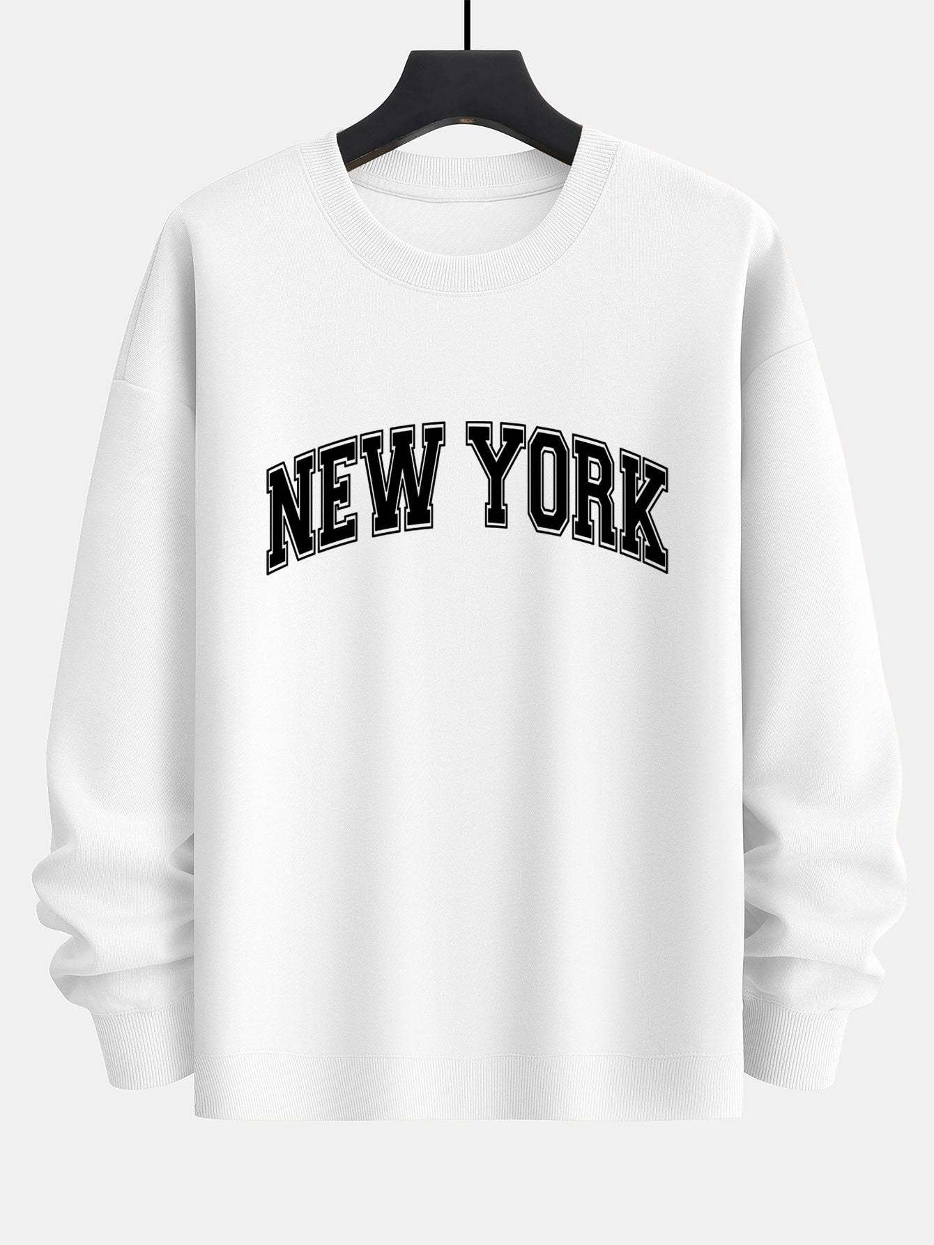 New York Print Relax Fit Sweatshirt-Mitchell Shoes