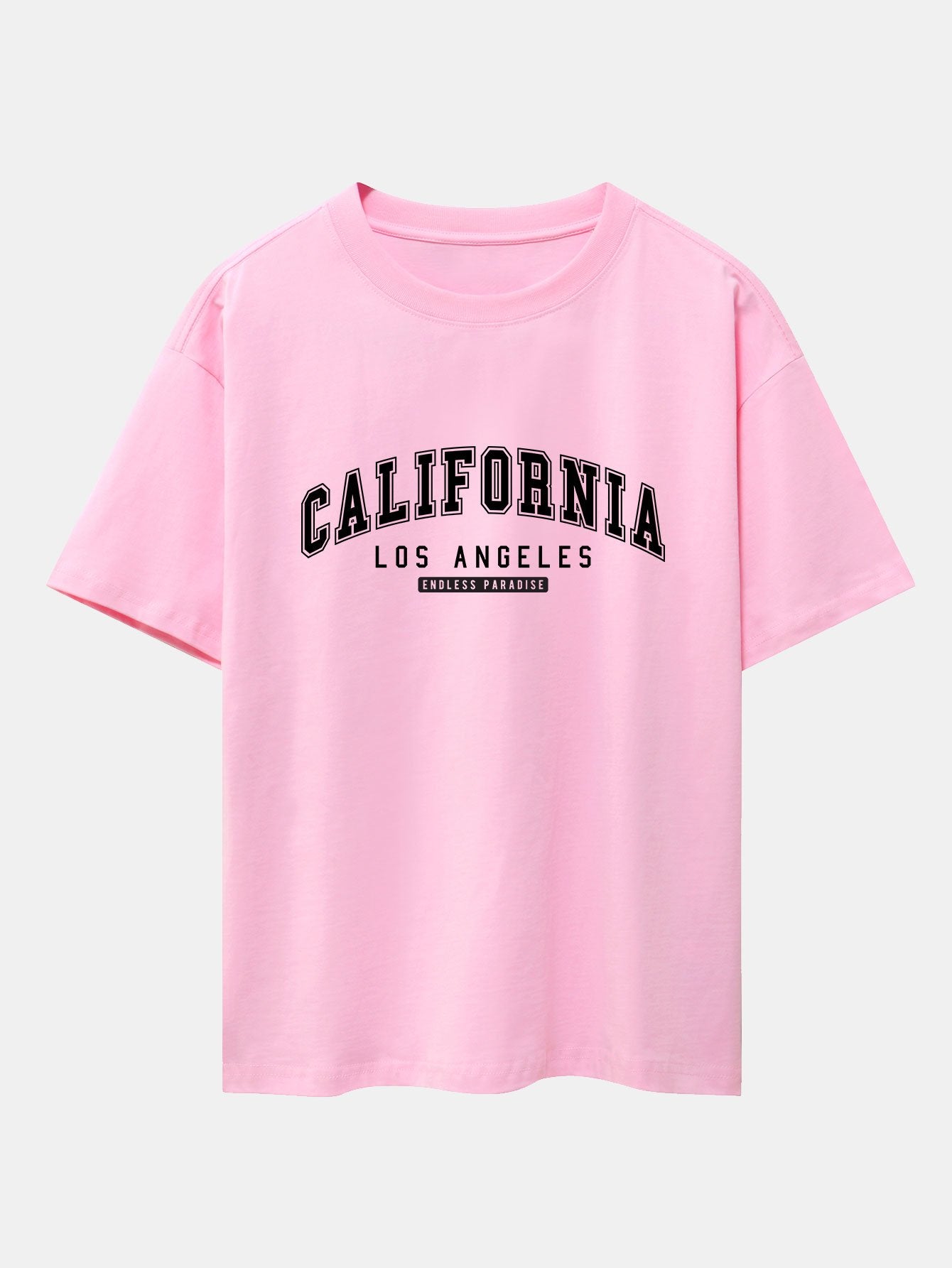 California Print Heavy Weight Oversize T-Shirt-Mitchell Shoes