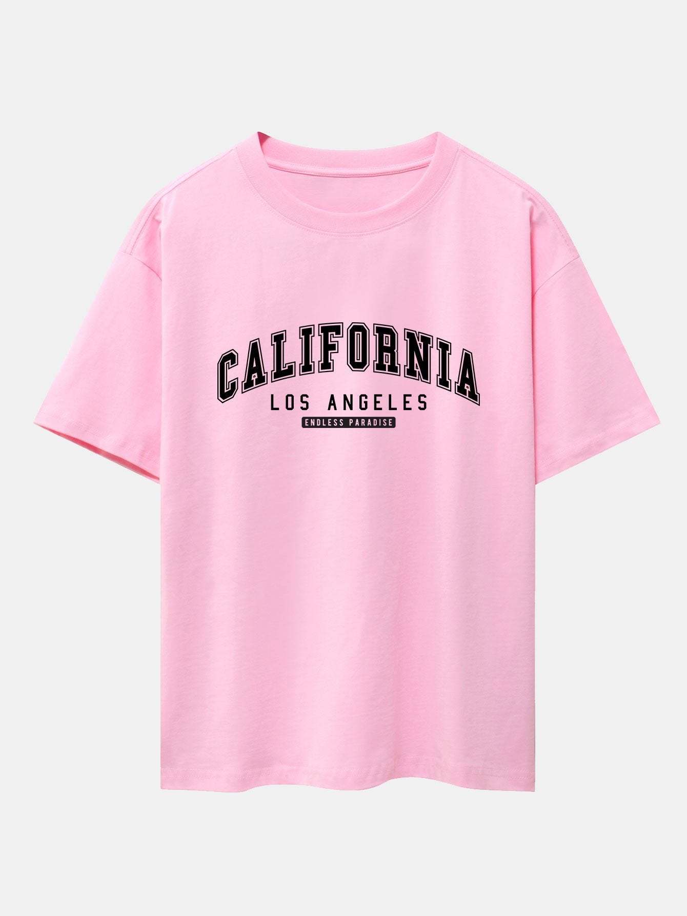 California Print Heavy Weight Oversize T-Shirt-Mitchell Shoes