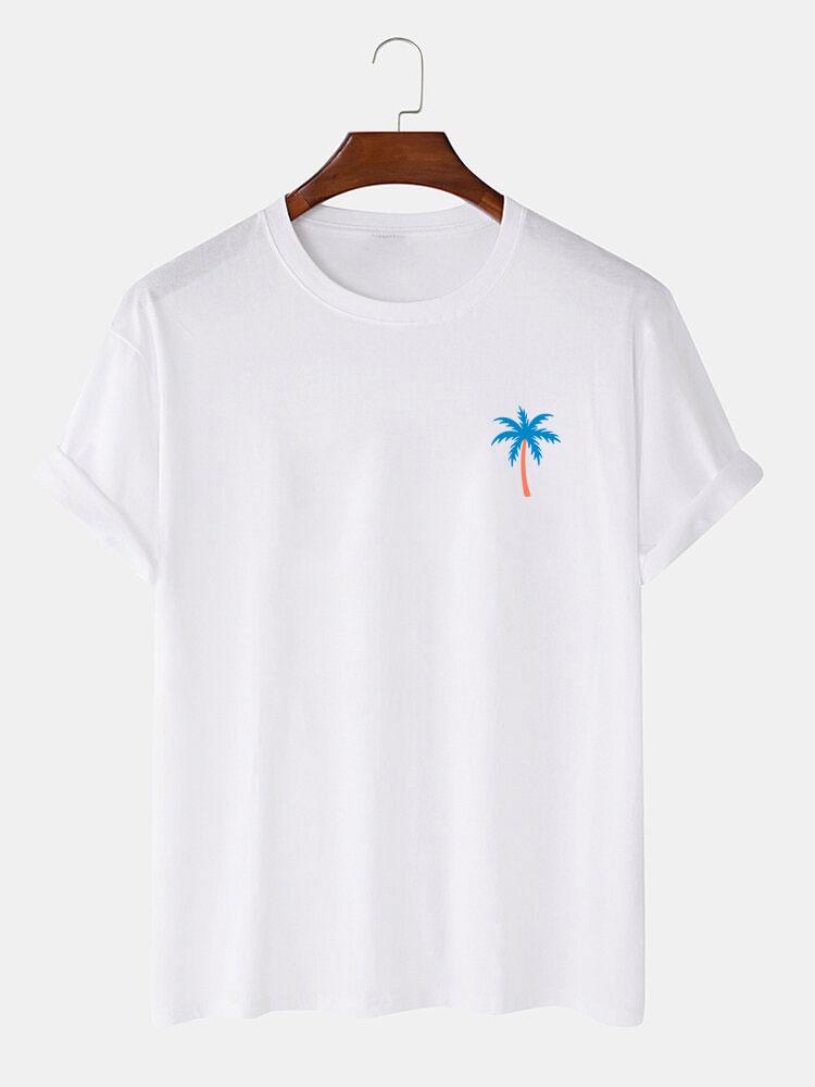 Palm Tree Print T-Shirt-Mitchell Shoes