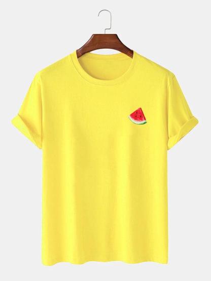 Watermelon Print T-Shirt-Mitchell Shoes