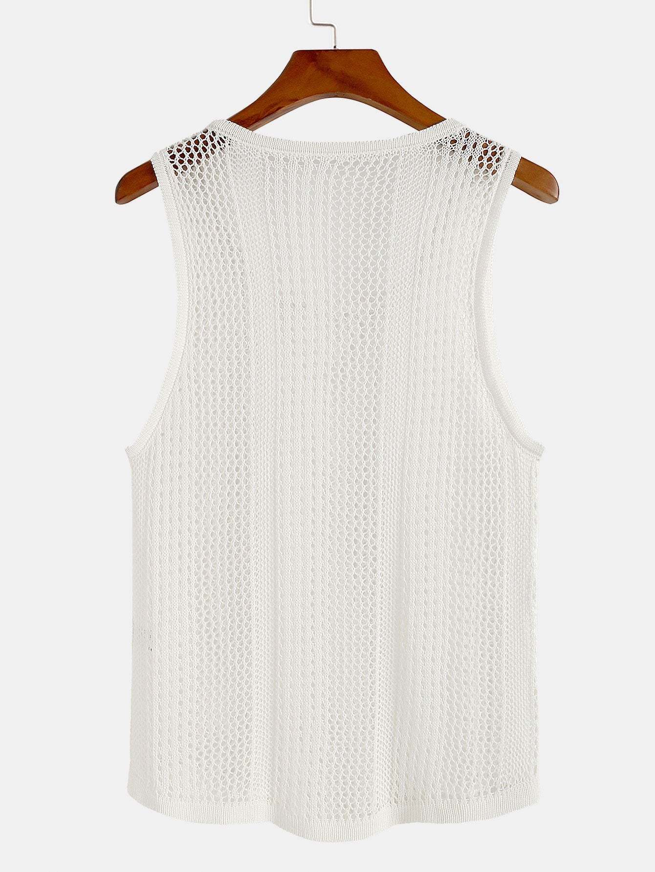 Textured Knit Sweater Tank Top-Mitchell Shoes