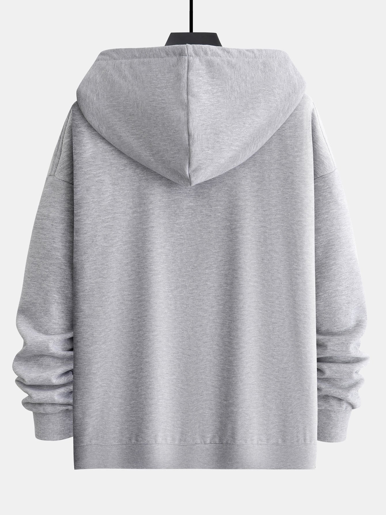 Basic Relax Fit Zip Hoodie-Mitchell Shoes