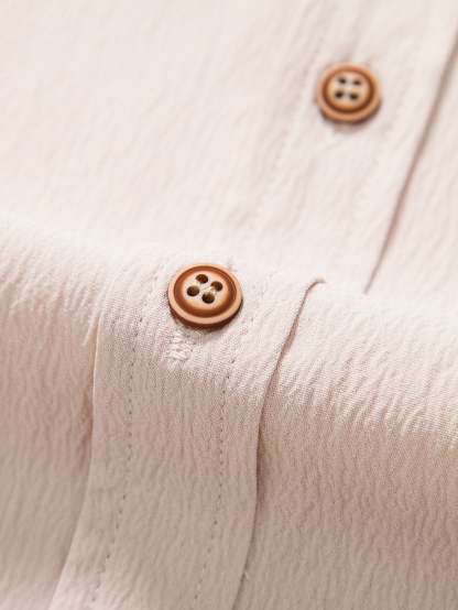 Wrinkled Textured Shirt-Mitchell Shoes