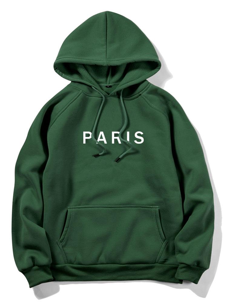 Paris Print Raglan Hoodie-Mitchell Shoes