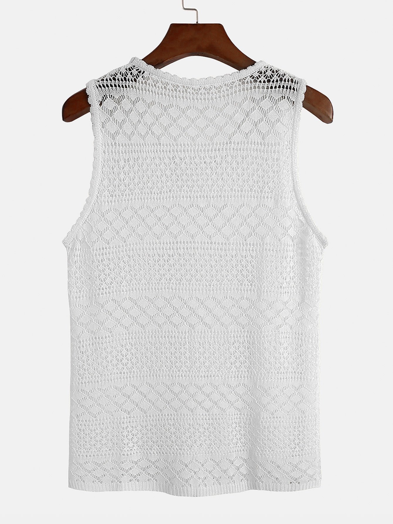 Knitted Textured Tank Top-Mitchell Shoes