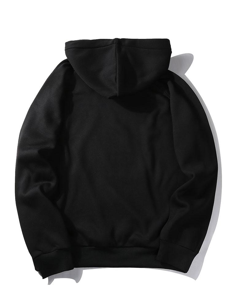 Brushstroke Smiley Print Hoodie-Mitchell Shoes