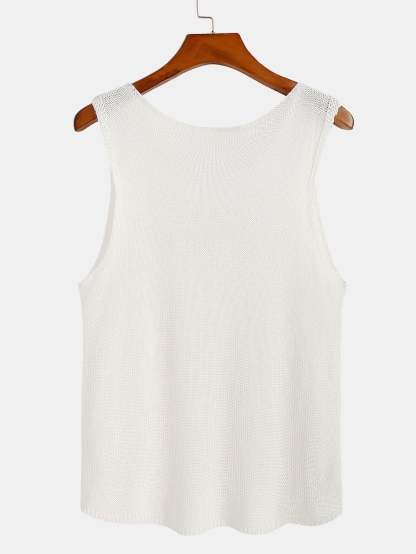 Knit Sweater Tank Top-Mitchell Shoes