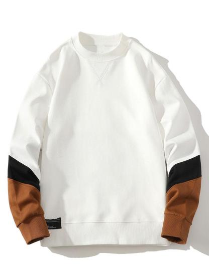 Color Block Crewneck Sweatshirt-Mitchell Shoes