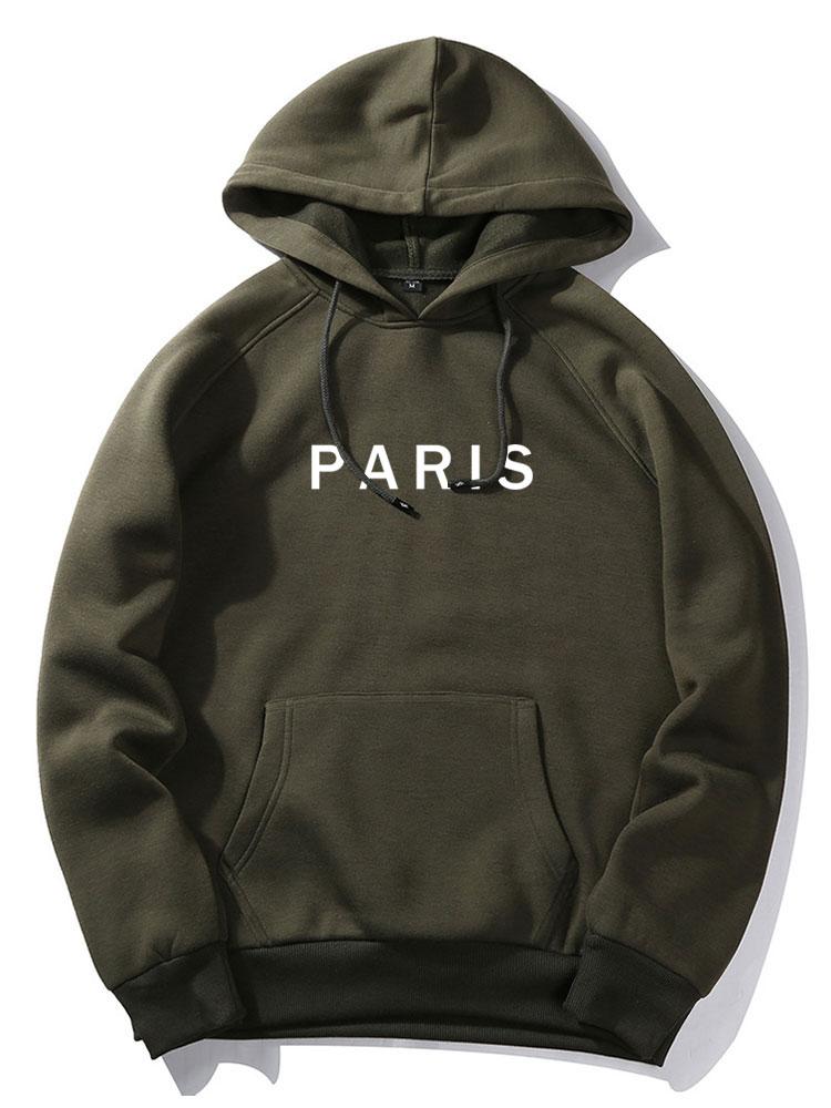 Paris Print Raglan Hoodie-Mitchell Shoes