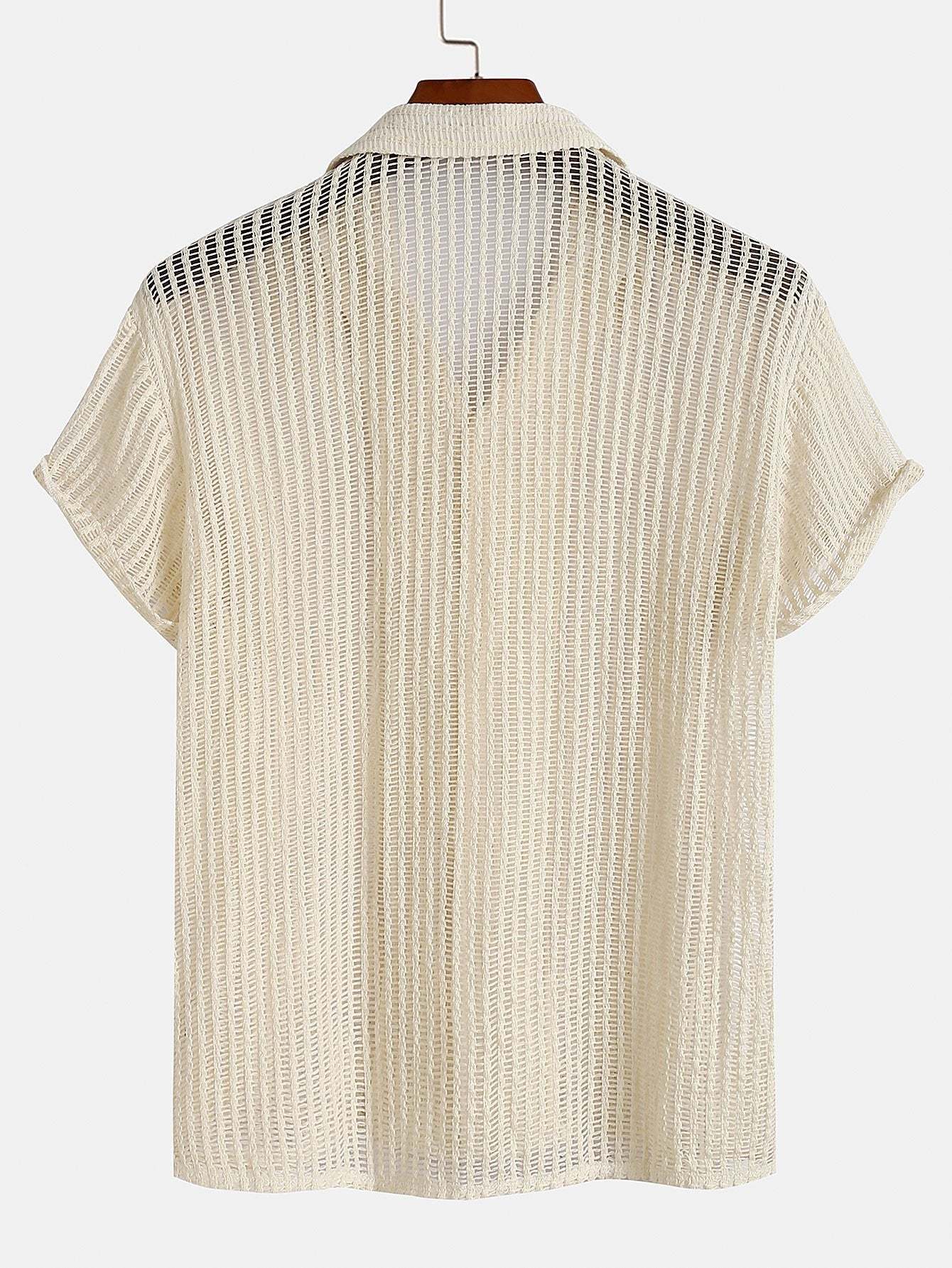 Crochet Cuban Shirt-Mitchell Shoes