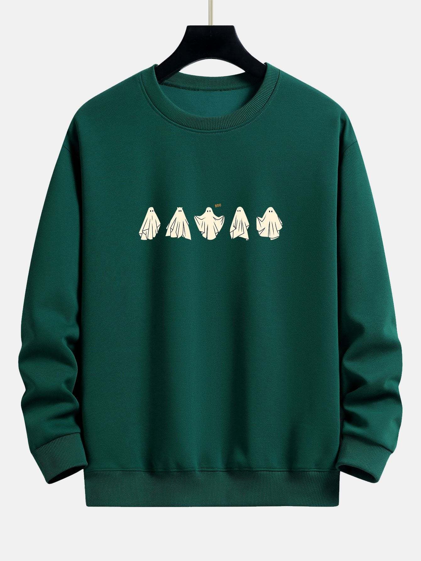 Ghost Print Relax Fit Sweatshirt-Mitchell Shoes