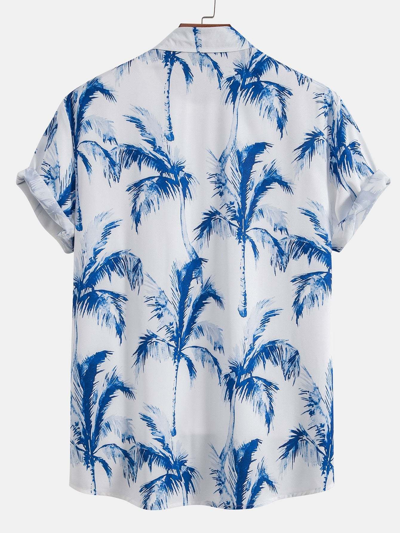Watercolor Tropical Print Shirt-Mitchell Shoes