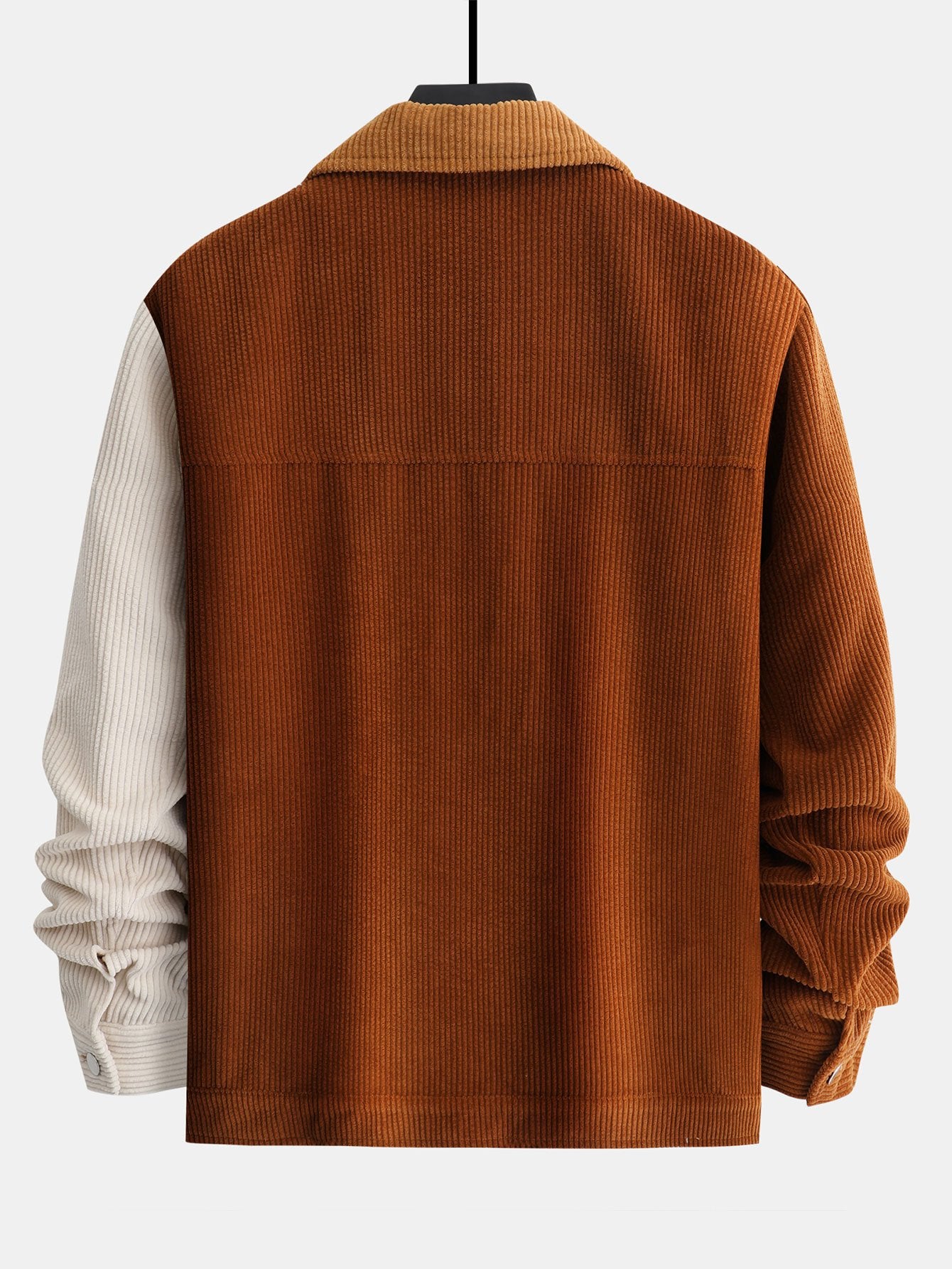 Color Block Corduroy Jacket-Mitchell Shoes