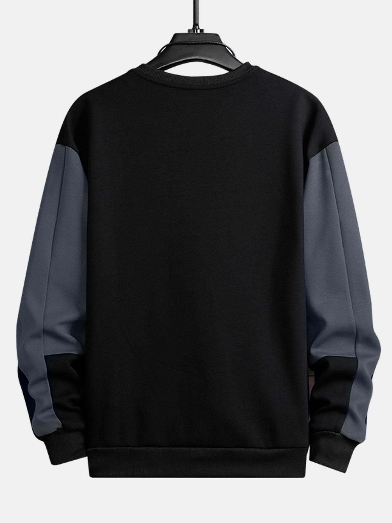 Color Block Crew Neck Sweatshirt-Mitchell Shoes