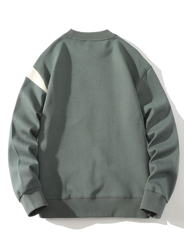 Color Block Sweatshirt With Pocket-Mitchell Shoes